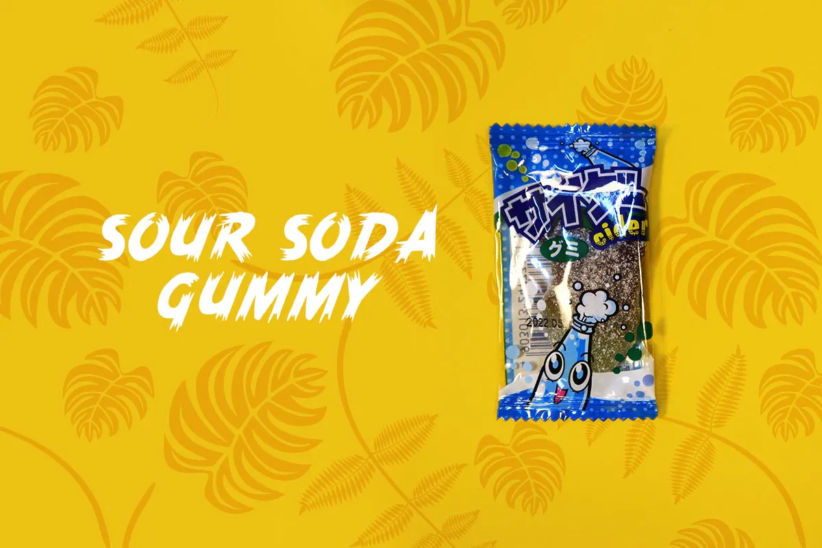 Tokyo Treat Subscription Box Review TokyoTreat box contents: Sour Soda Gummy