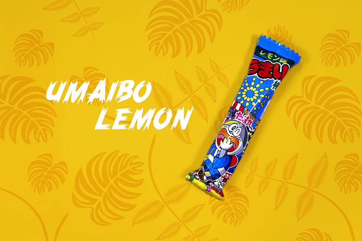 TokyoTreat box contents: Umaibo Lemon