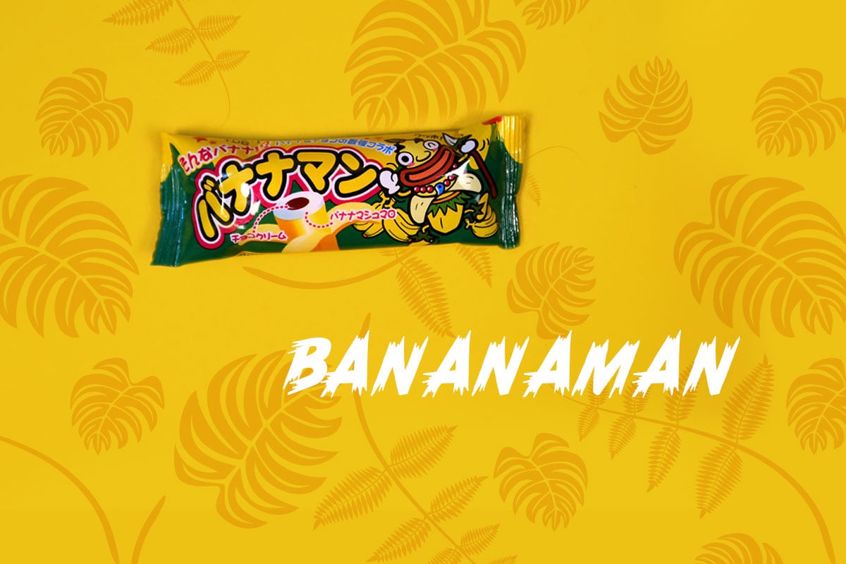 TokyoTreat box contents: Bananaman