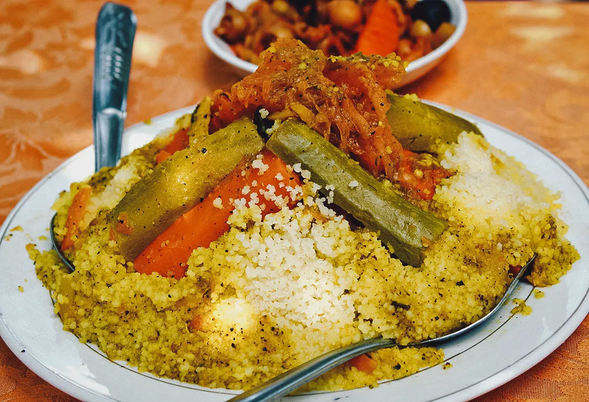 South African Food 7 vegetable couscous