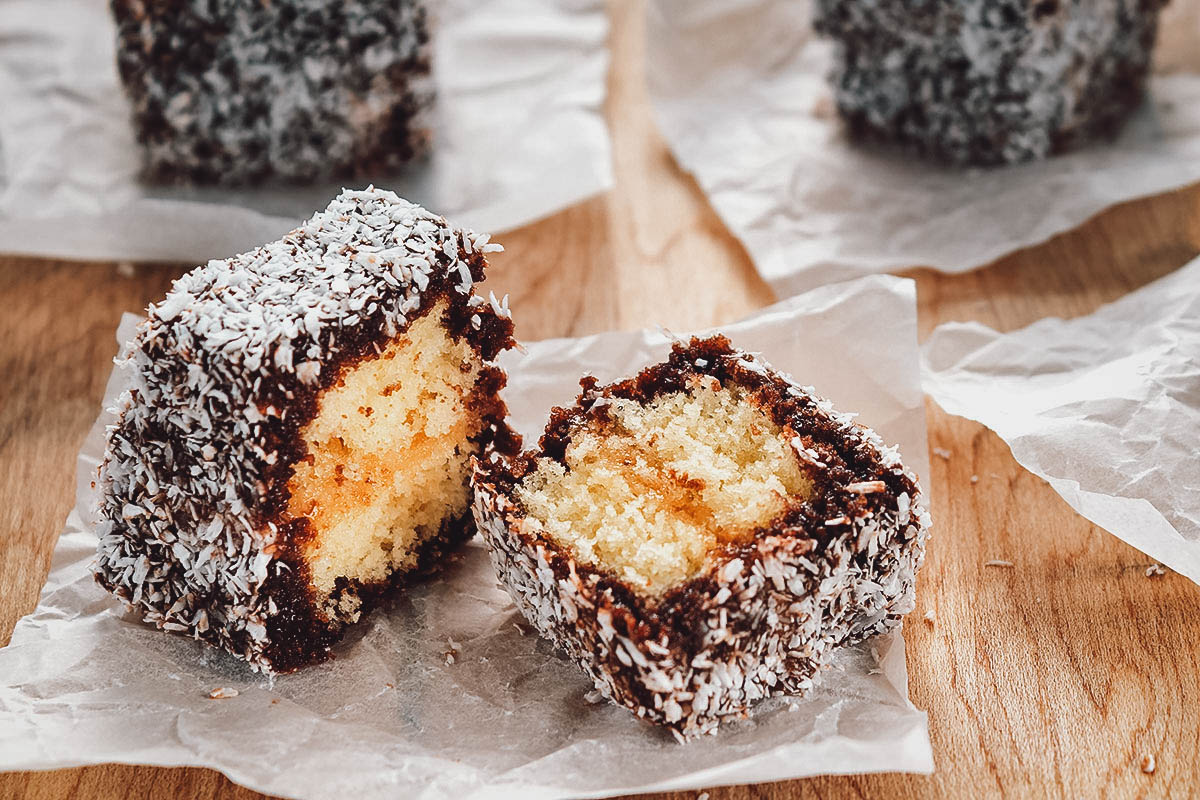 Australian lamington