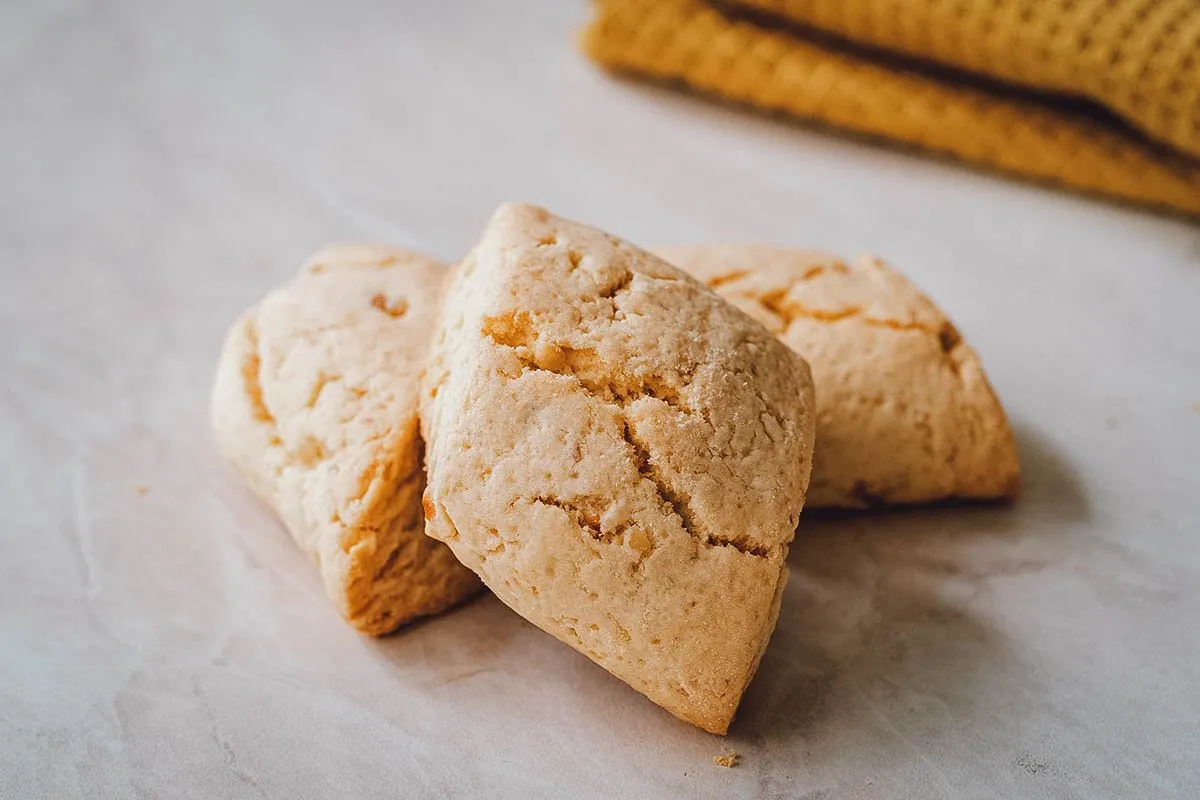 South African Food Ghoriba bahla, Moroccan shortbread cookies
