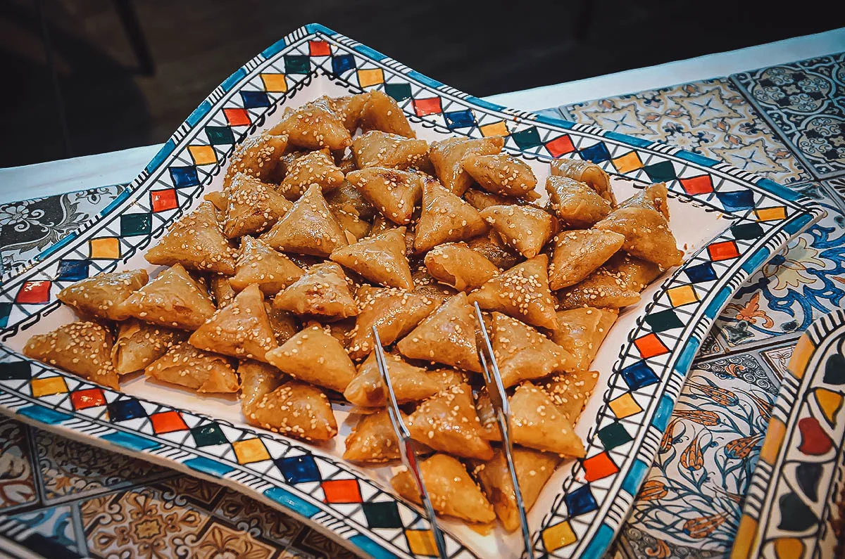 South African Food Sweet almond briouats