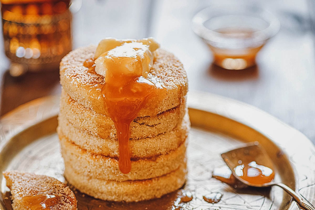 Harcha, Moroccan semolina pancakes