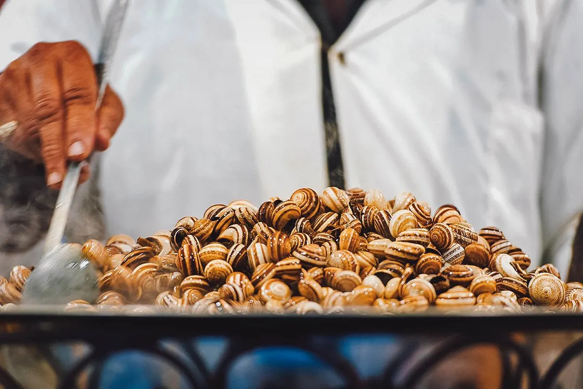 South African Food Babbouche, Moroccan snail soup