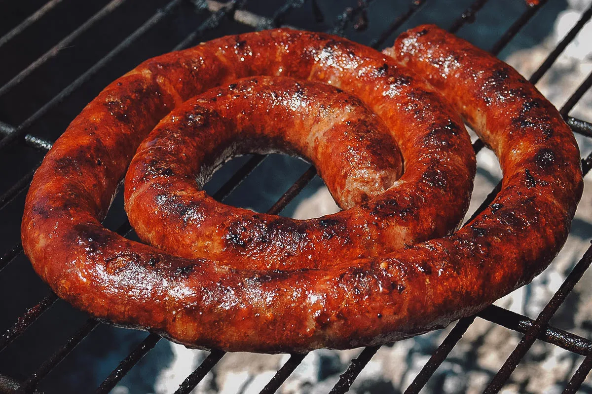 Boerewors or farmer sausage, one of the most popular South African foods