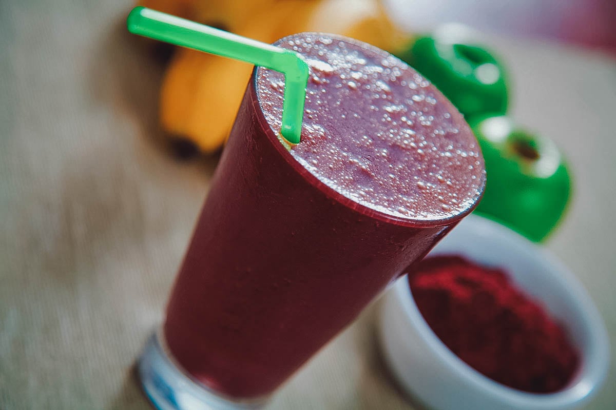 Acai smoothie from Brazil