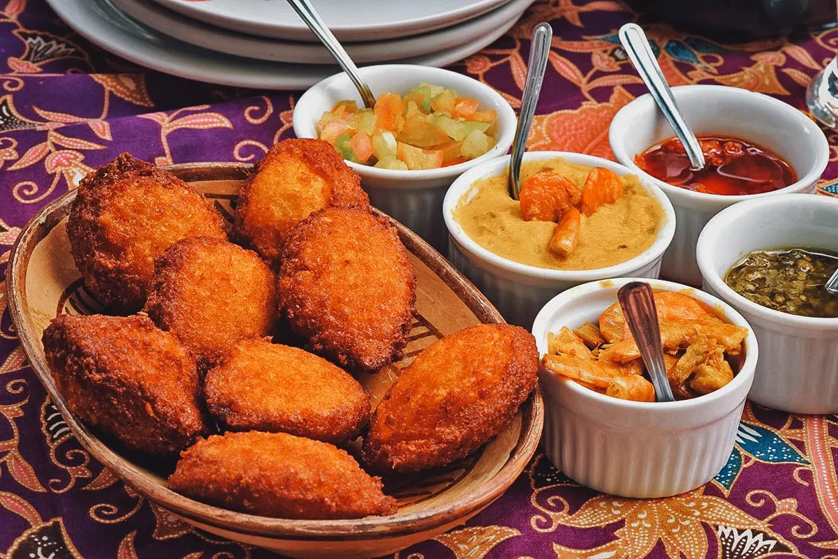 Acaraje, one of the most typical dishes from Bahia