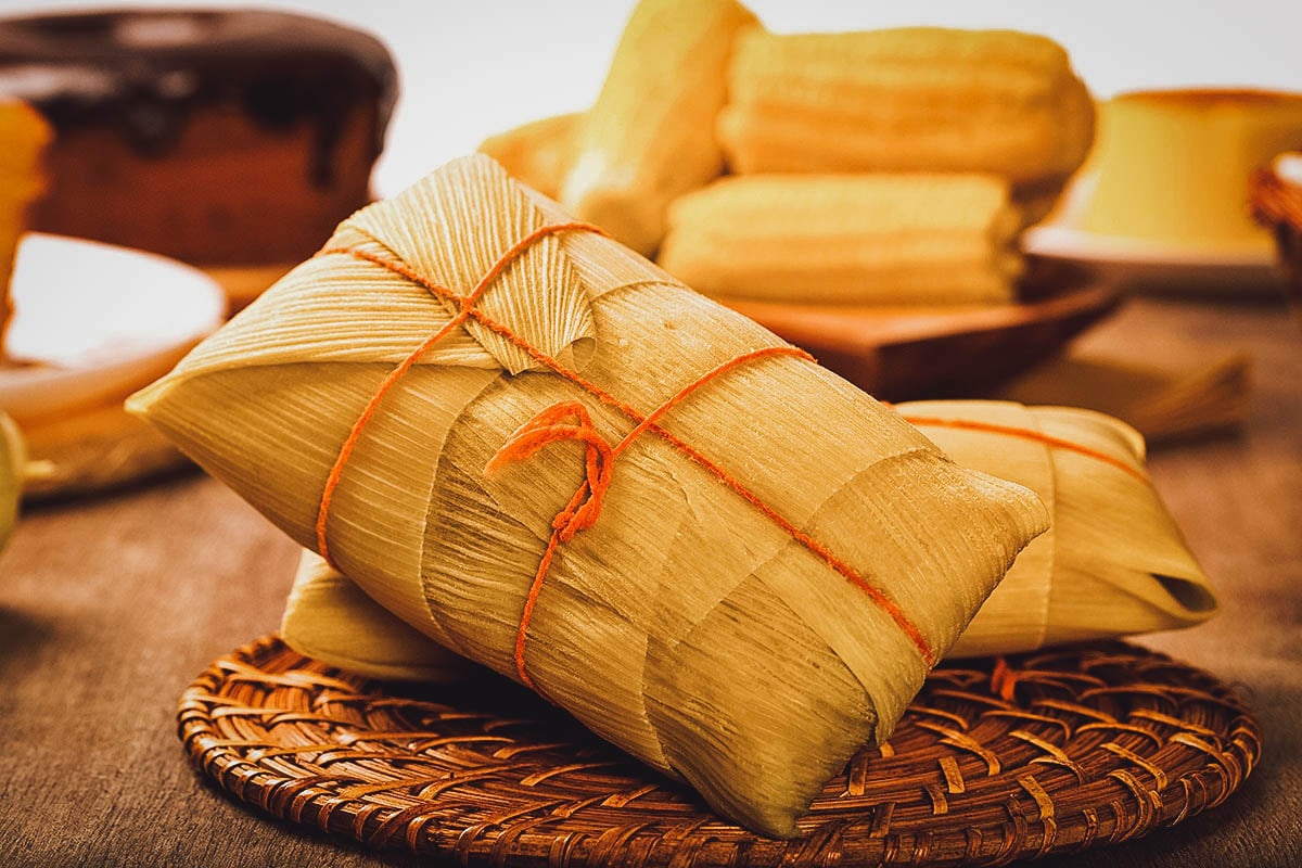 Pamonha, a classic Brazilian sweet corn dessert