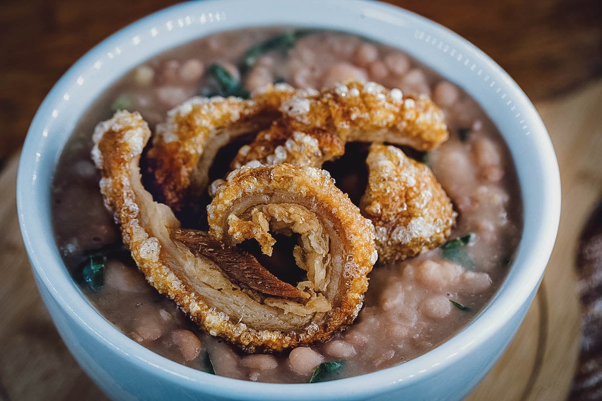 Tutu de feijao, a traditional dish made with black beans