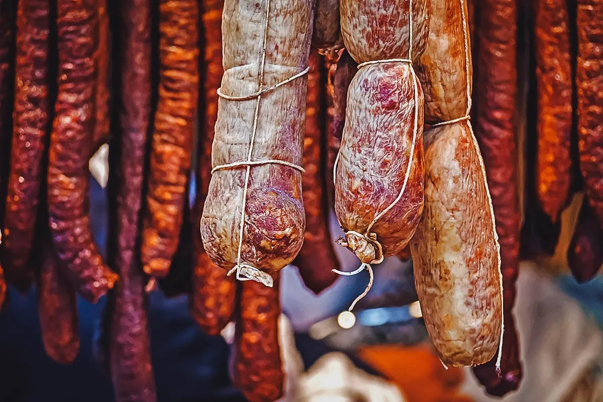 Carnati, Romanian smoked or dry-cured pork sausages