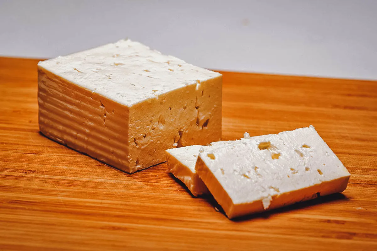 Telemea, a soft and crumbly Romanian cheese