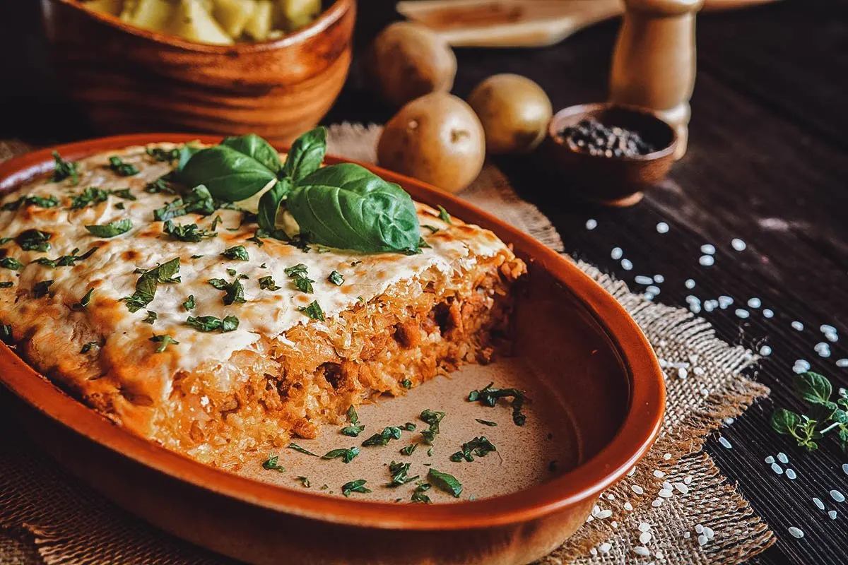 Romanian Food Varza a la Cluj, a Romanian dish made with sour cabbage and minced meat