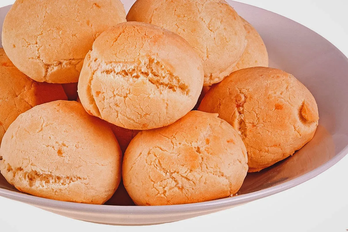 Ecuadorian Food Pan de yuca, Ecuadorian cheesy bread made from cassava flour