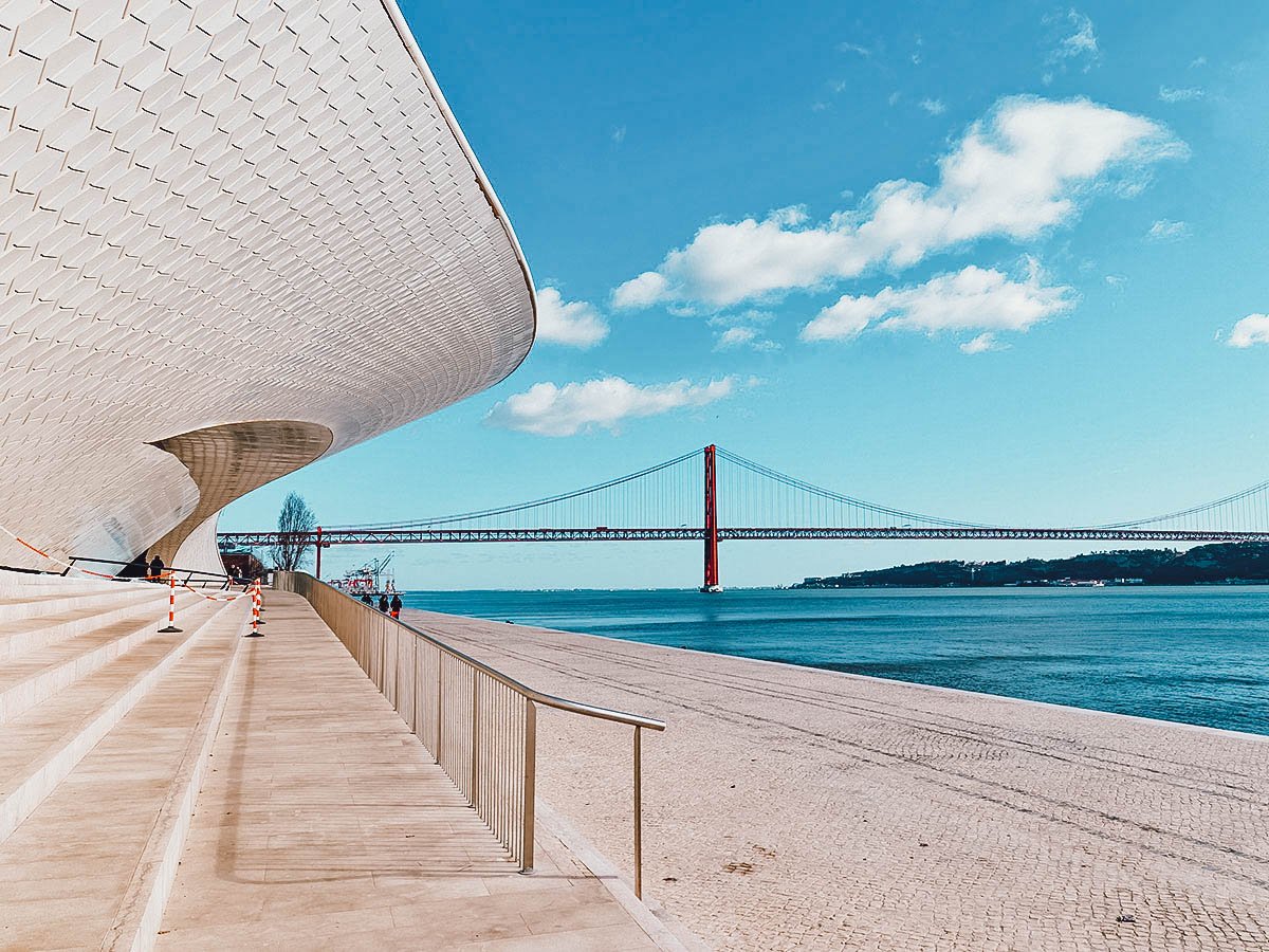 MAAT contemporary art museum in Lisbon, Portugal