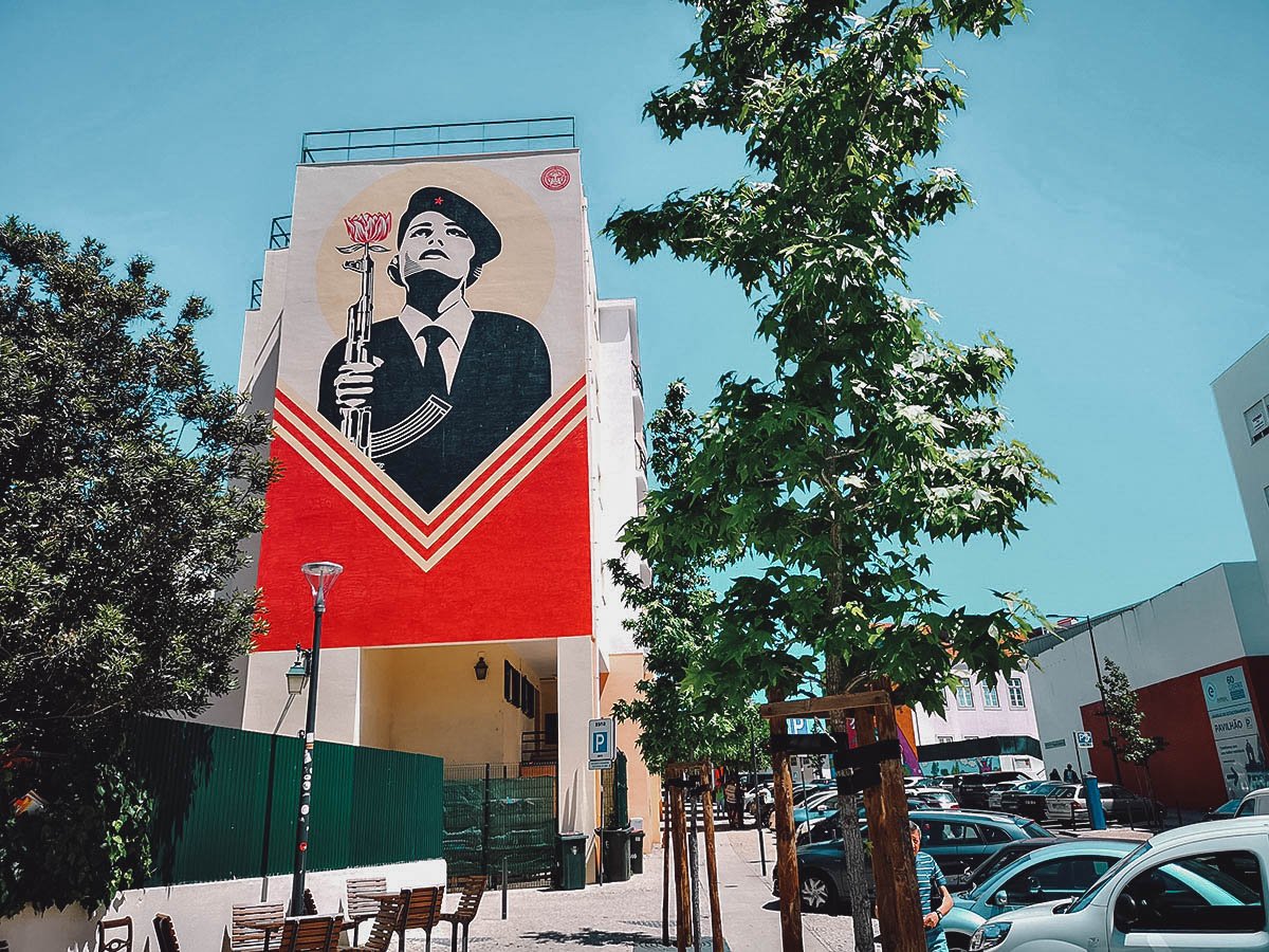 Street art in Lisbon, Portugal