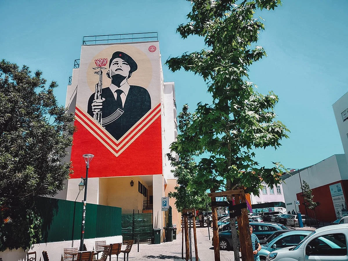 Street art in Lisbon, Portugal