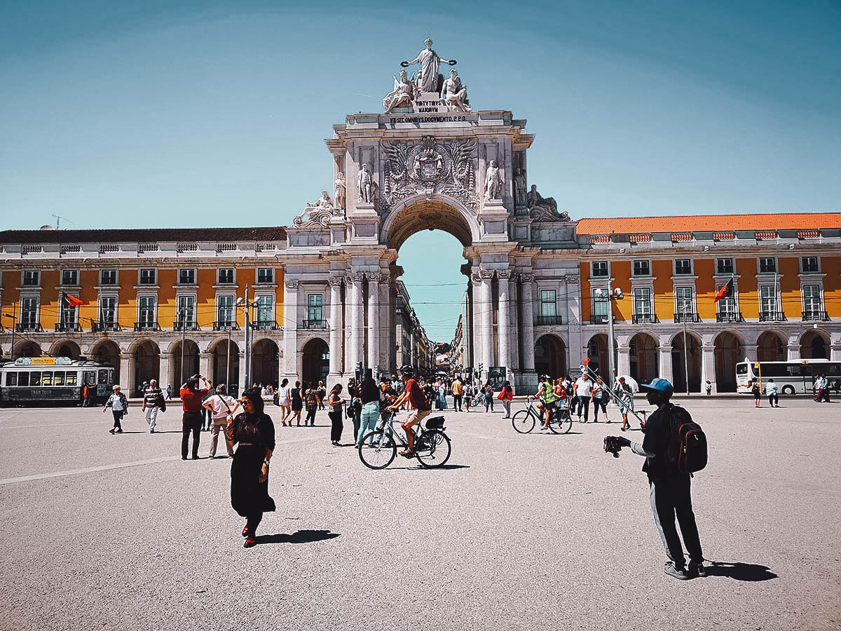 Praça do Comércio in Lisbon, Portugal