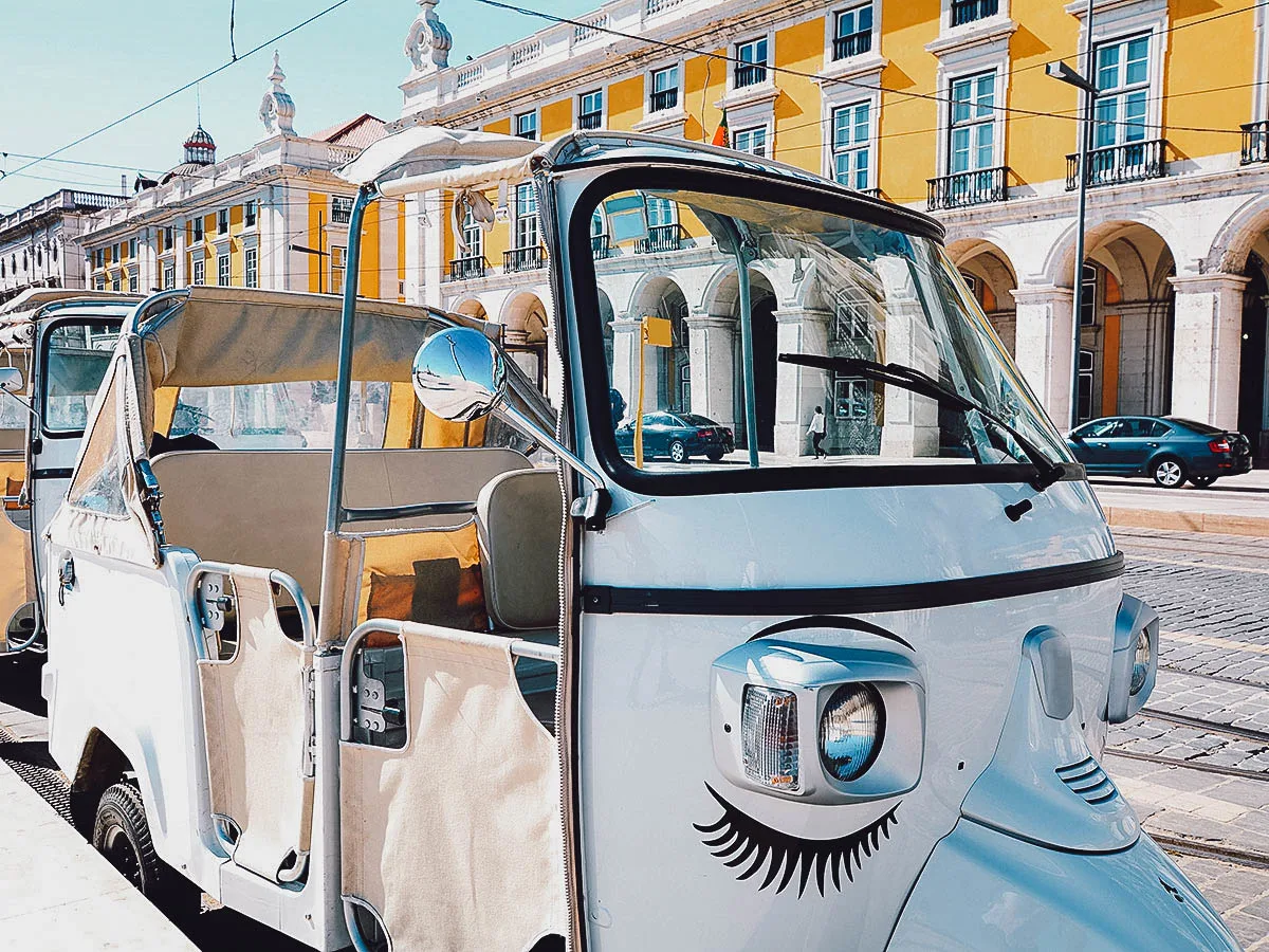 Tuk-tuks in Lisbon, Portugal