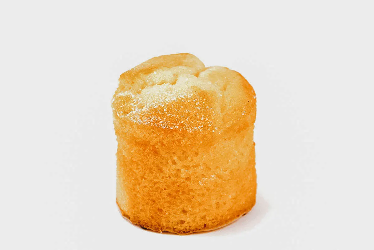Portuguese Desserts Bolo de arroz, Portuguese rice cake or muffin