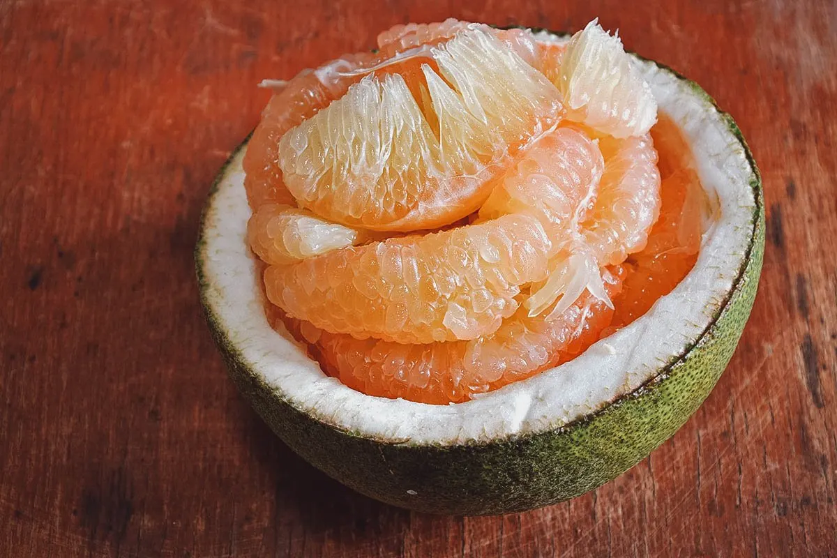 Pomelo, Thai grapefruit but without the bitterness