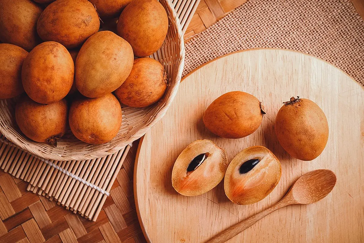 Chico, an unattractive but tasty Thai fruit