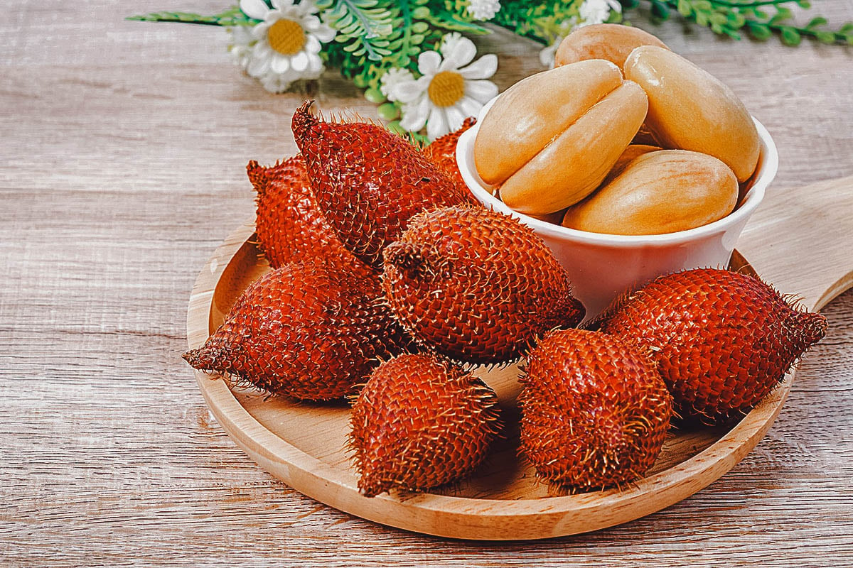 Snake fruit, one of the most exotic fruits in Thailand