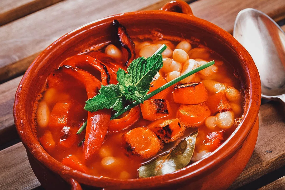 Bulgarian Food Bob chorba, a traditional Bulgarian bean soup