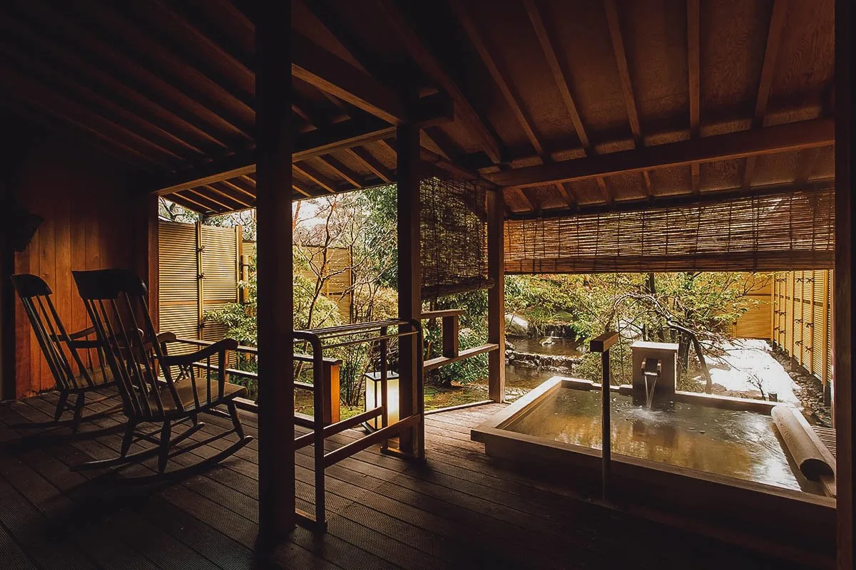 Awara Onsen hot springs in Fukui, Chubu, Japan