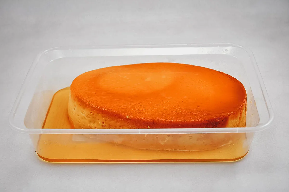 Filipino Desserts Leche flan, Filipino caramel pudding made with condensed milk and egg yolks