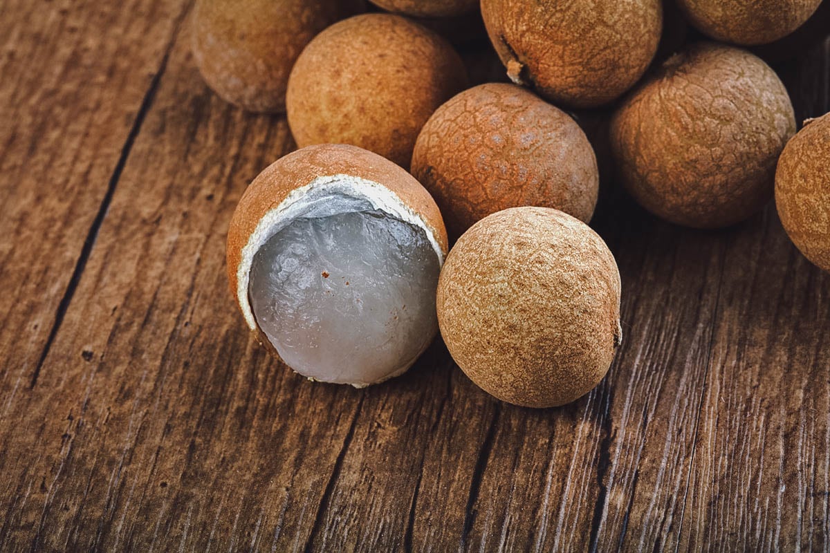 Longan fruit in the Philippines