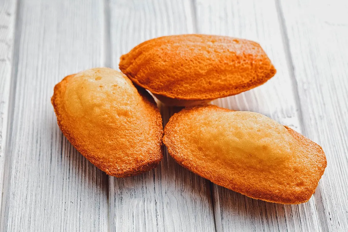 Madeleines, small French sponge cakes shaped like shells