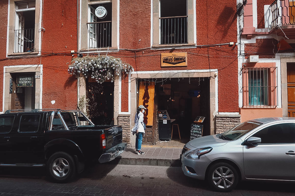 Entrance to Chela and Chuchita in Guanajuato