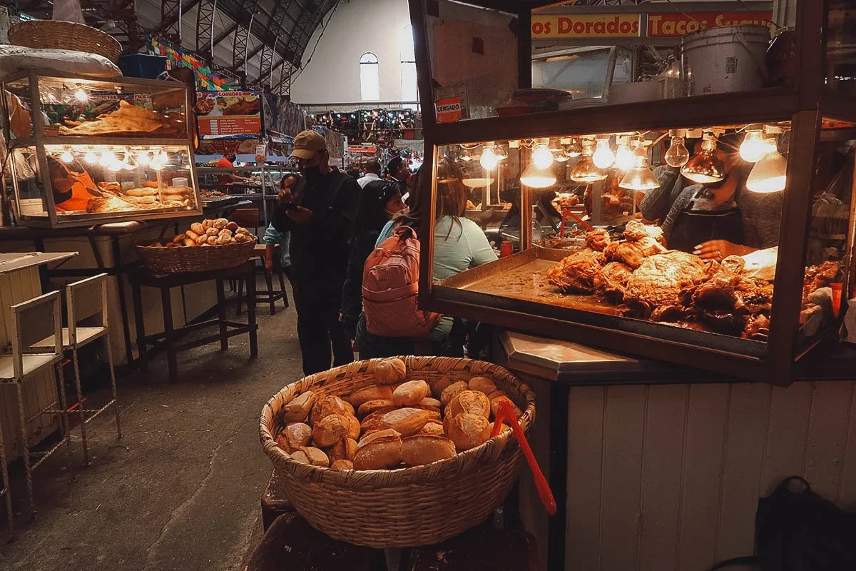 Guacamaya stall at Mercado Hidalgo in Guanajuato