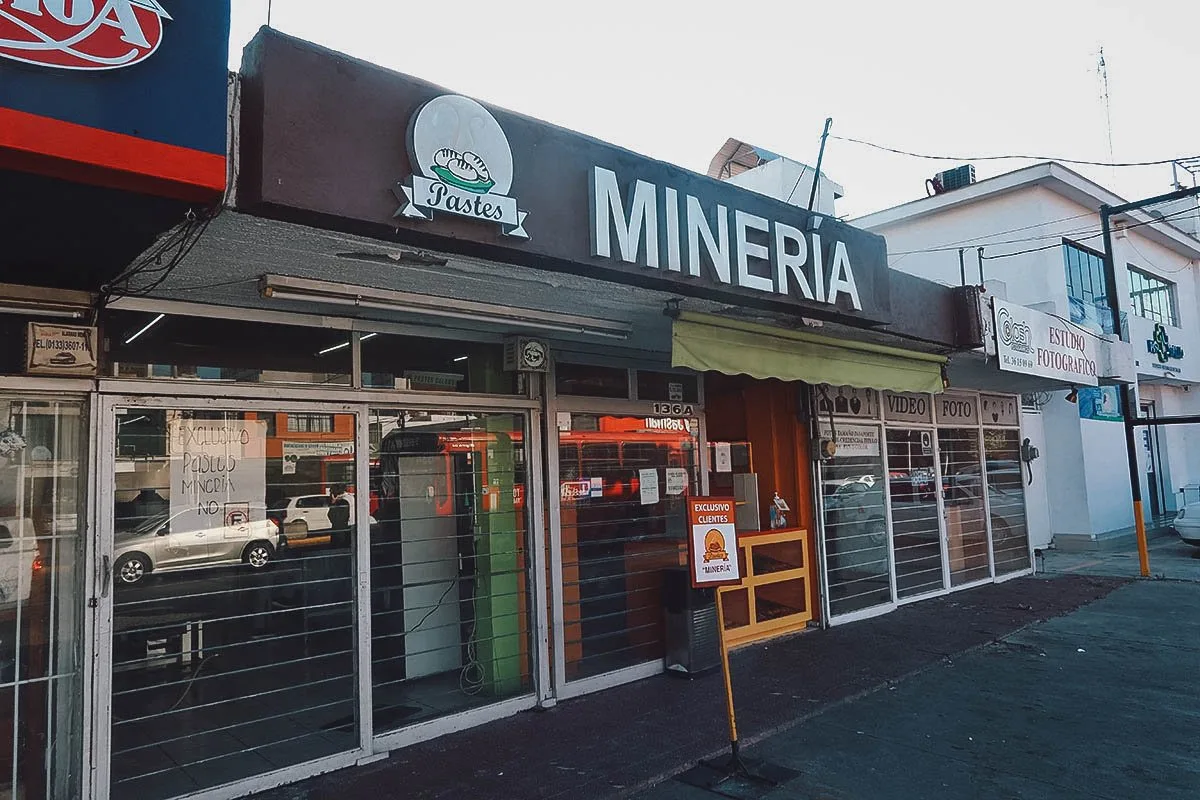 Pastes Mineria shop in Guadalajara
