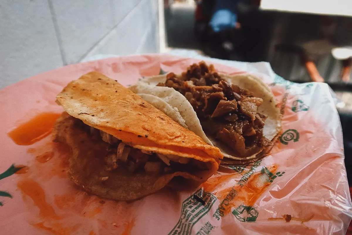 Soft and crunchy birria tacos in Puerto Vallarta