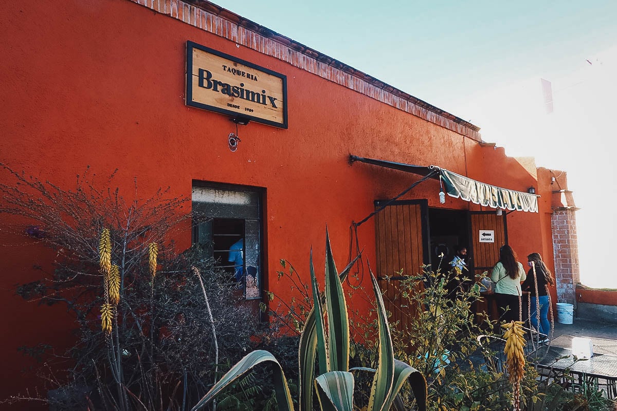 Exterior of the Brasimix restaurant