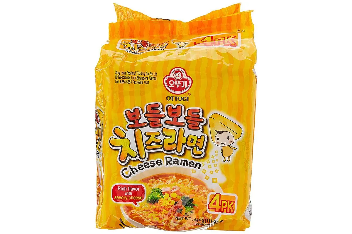 The Best Korean Instant Noodles Cheese Ramen, Korean-Style Instant Noodle