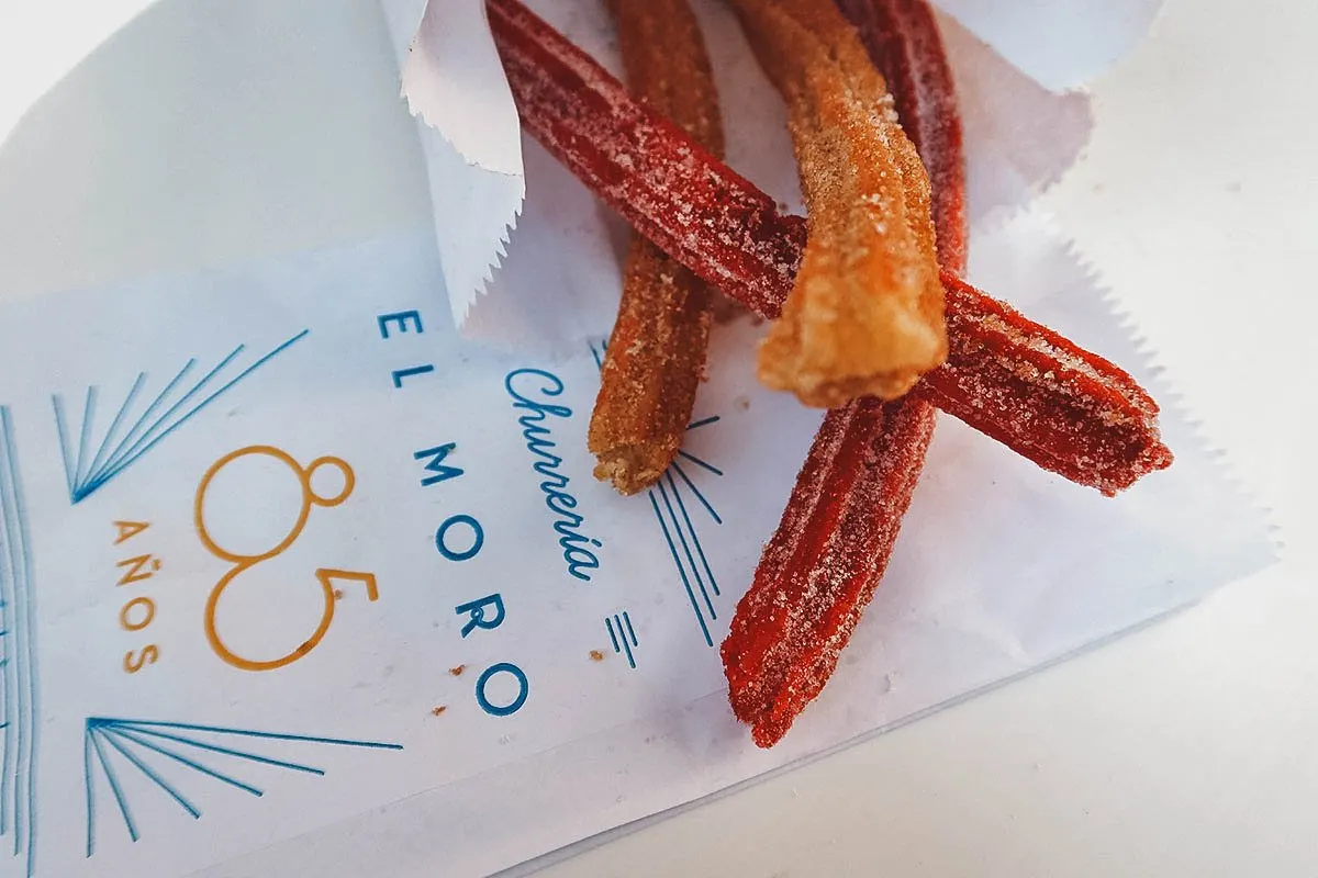 The Best Food in Mexico City Churros from a pastry shop in Mexico City