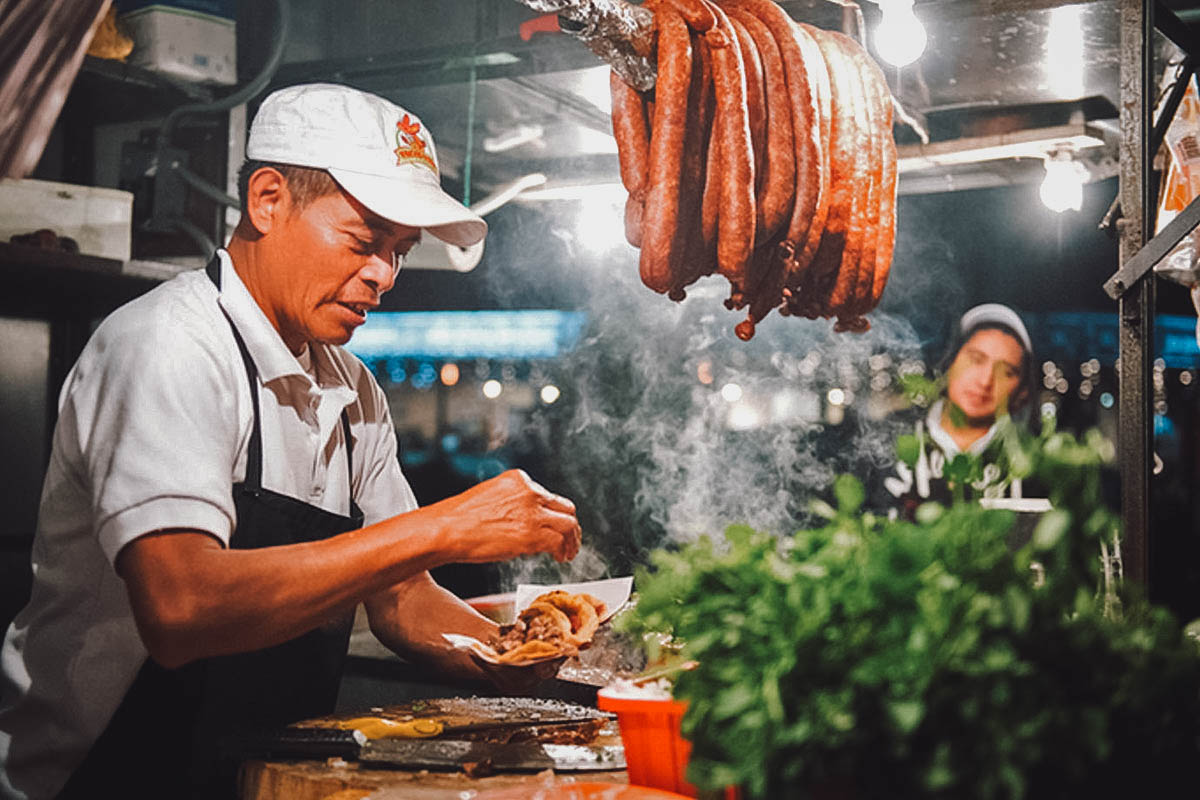 Mexico City Food Tours Street vendors in Colonia Narvarte