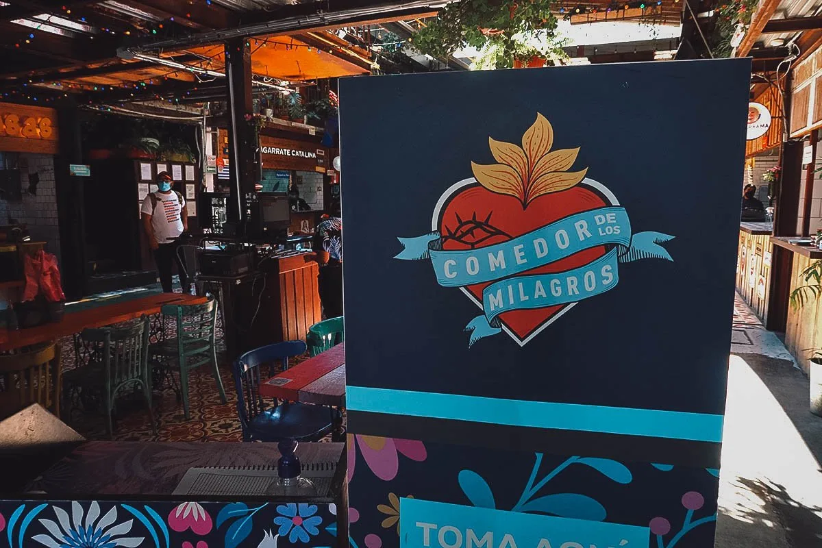 The Best Food in Mexico City Comedor de Los Milagros food hall in Mexico City