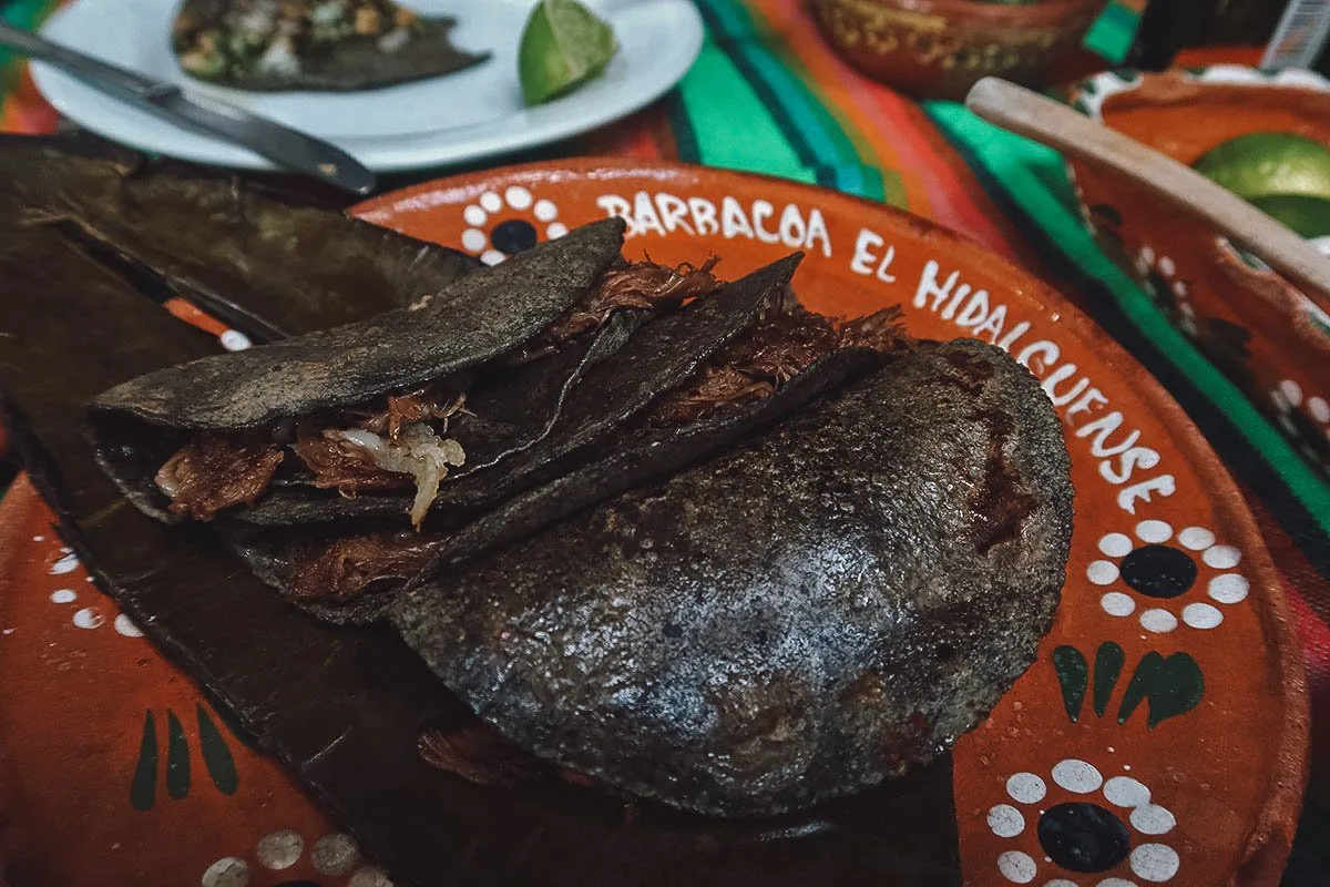Mexico City barbacoa tacos