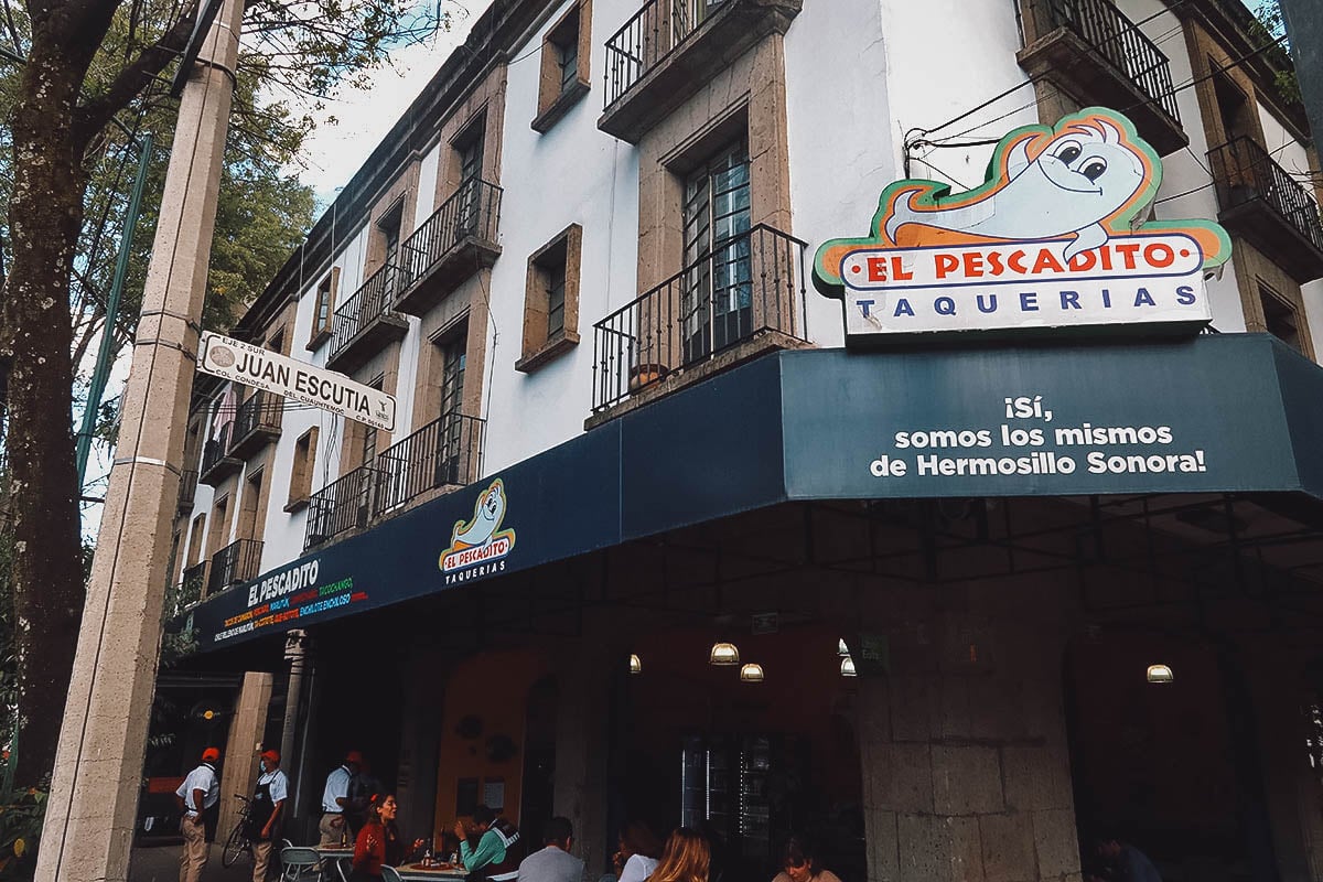 El Pescadito restaurant in Mexico City