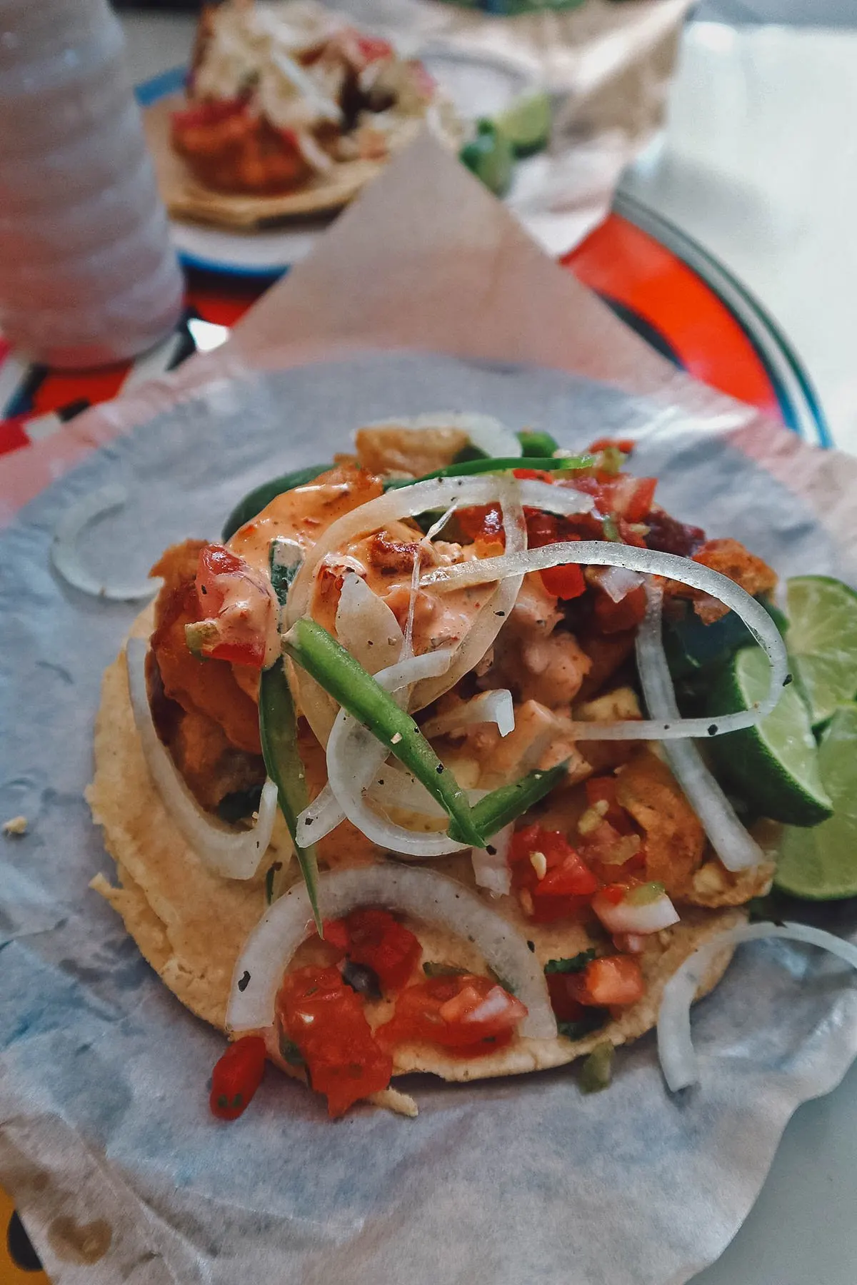 Taco de pescado