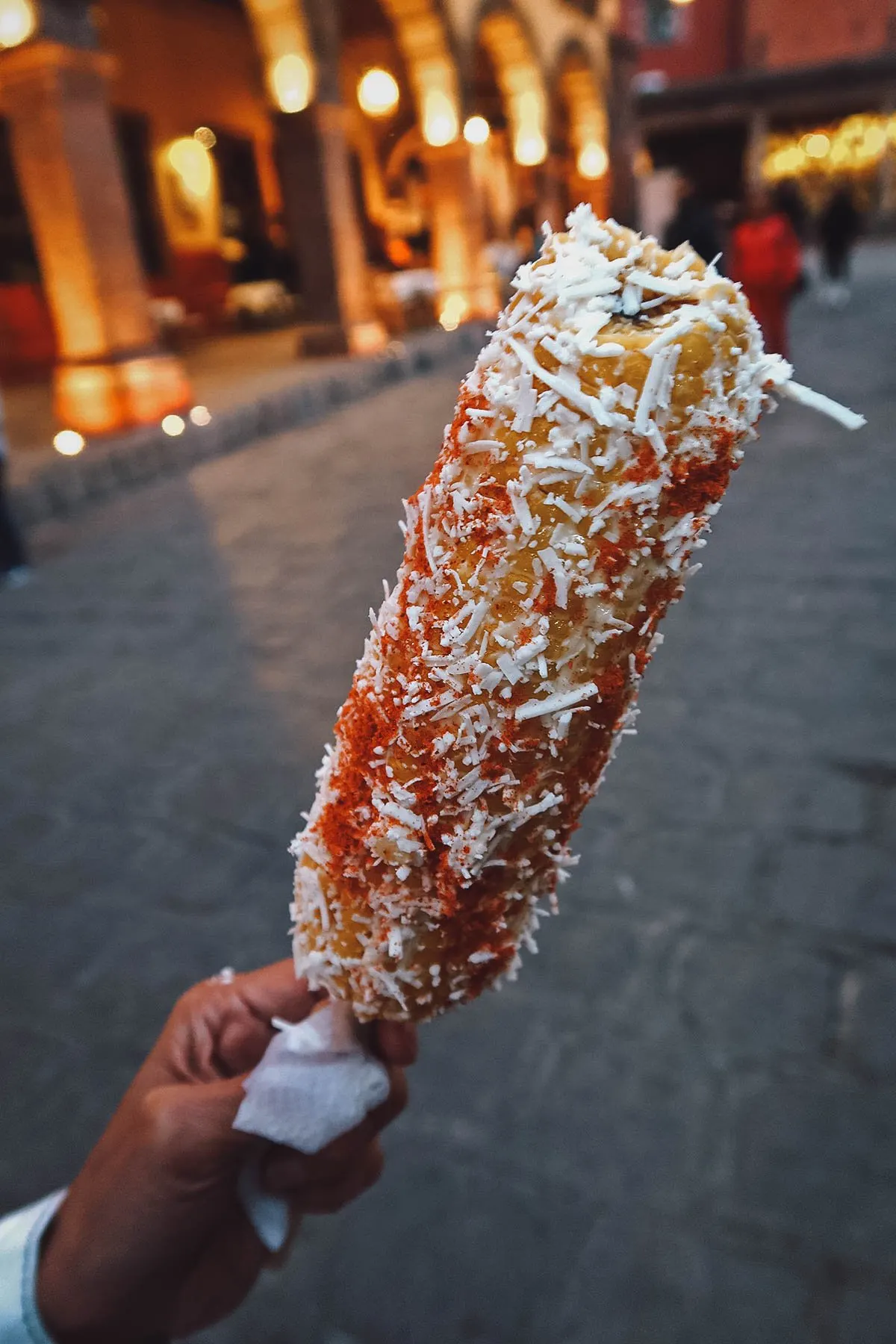 Elote, a popular Mexican street food