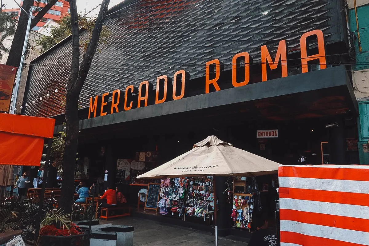 Mercado Roma food hall in Mexico City