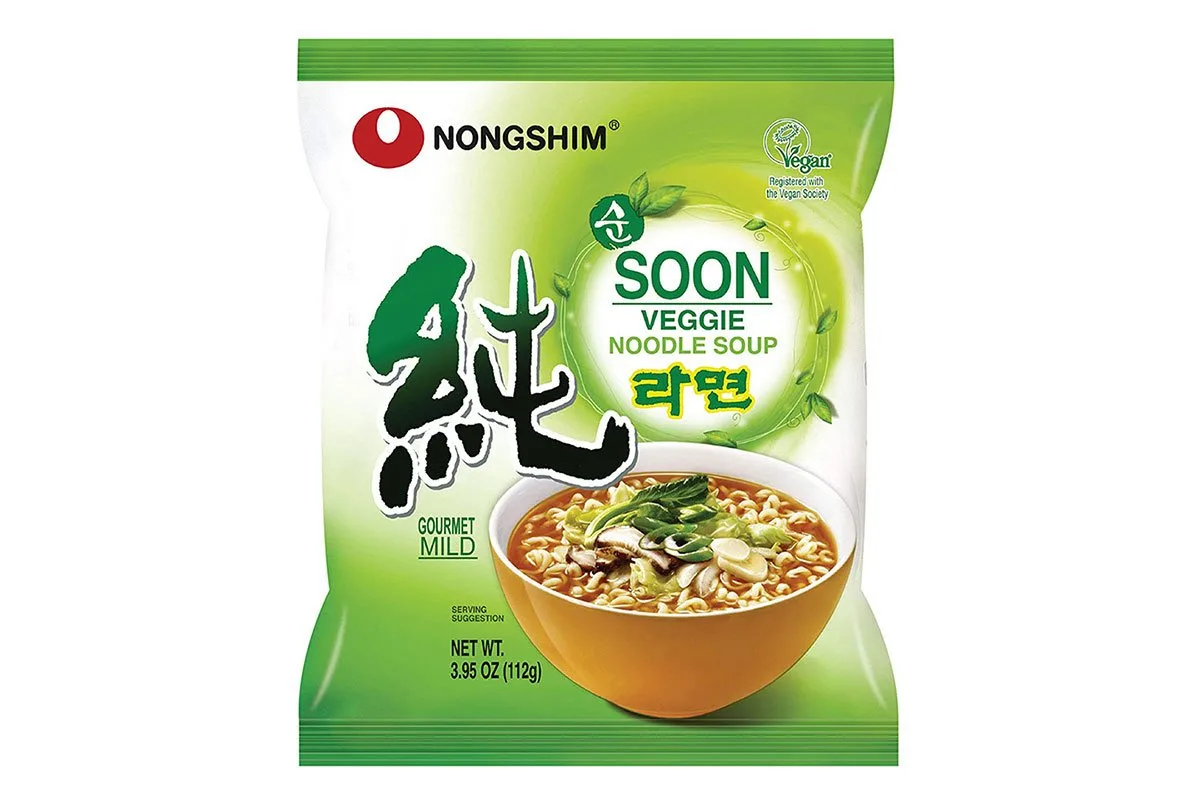 The Best Korean Instant Noodles Nongshim Soon Veggie Noodles