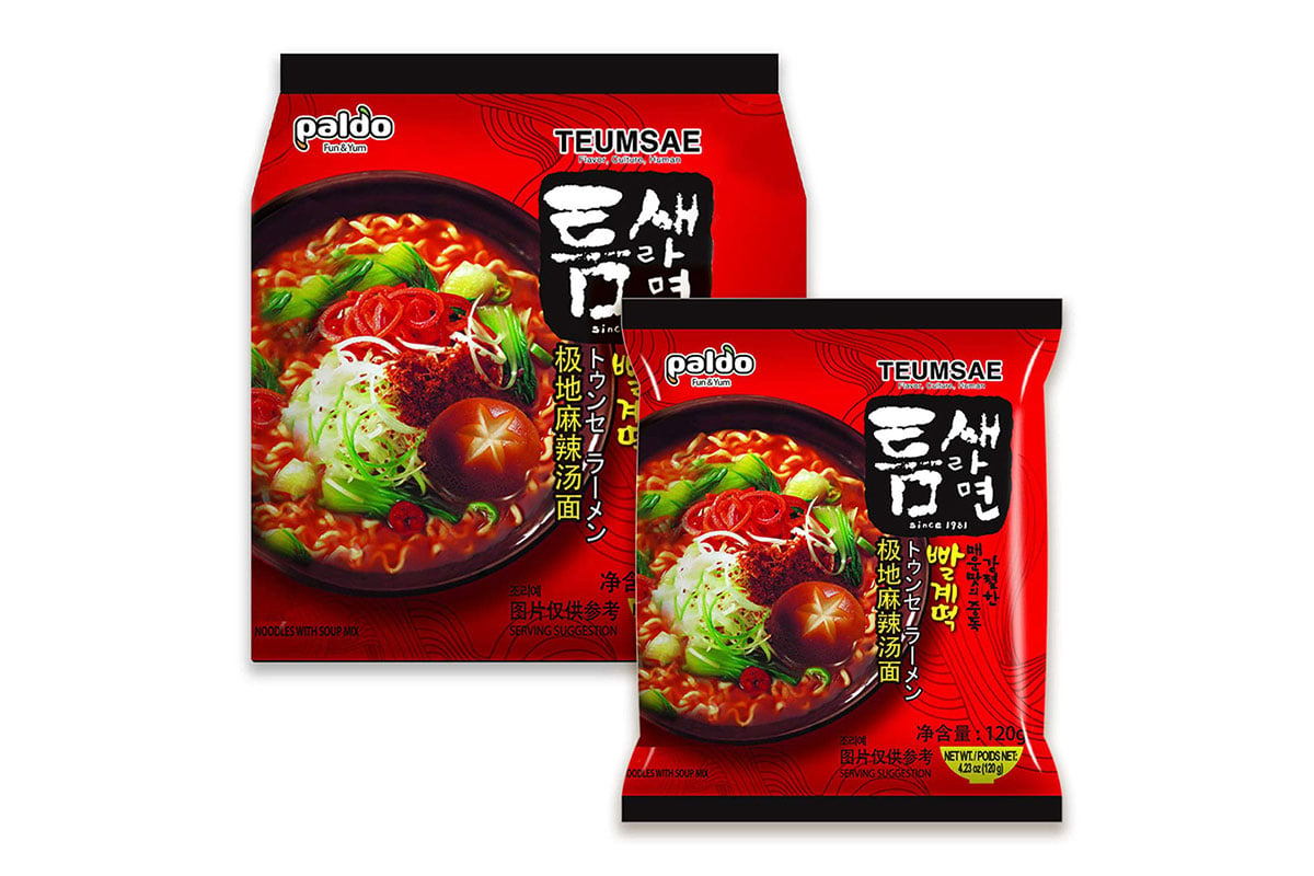 Paldo Fun and Yum Extra Hot Spicy Instant Noodles