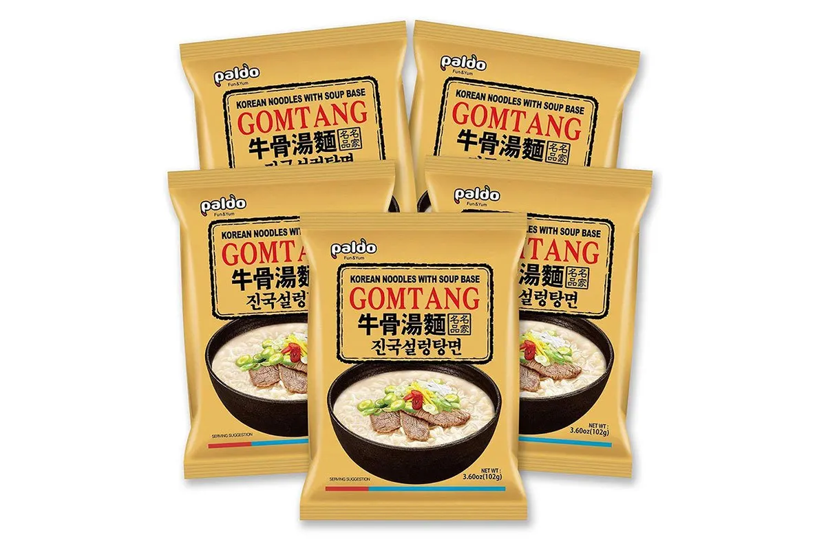 The Best Korean Instant Noodles Paldo Fun and Yum Gomtang Ramen