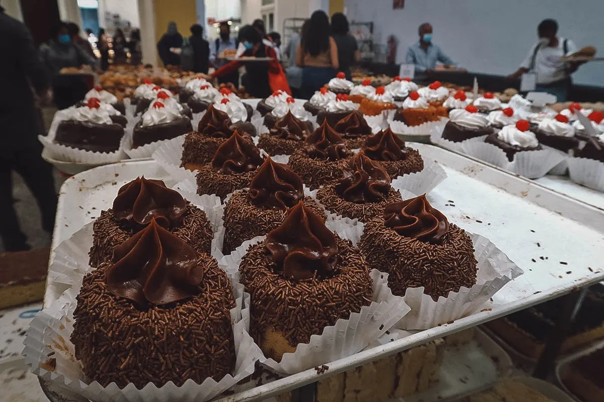 The Best Food in Mexico City Chocolate pastries at bakery in Mexico City